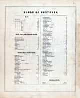 Table of Contents, Santa Clara County 1876